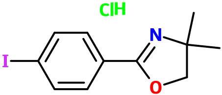 (image for) MC095222 2-(4-Iodophenyl)-4,4-dimethyl-5H-1,3-oxazole hydrochloride